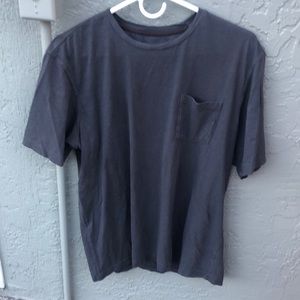 Tasso Elba men’s gray 100% cotton T-shirt size Med